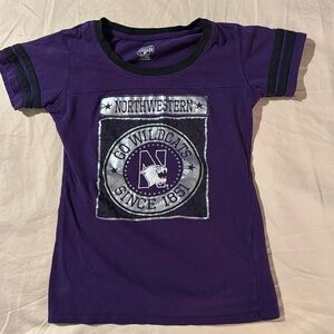 Northwestern University T-Shirt Girls size 10/12